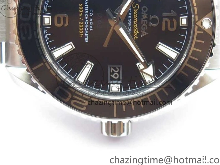 0116 Planet Ocean 39.5mm Black Ceramic Bezel SS VSF 1:1 Best Edition Black Dial on SS Bracelet A Stretchable 7890